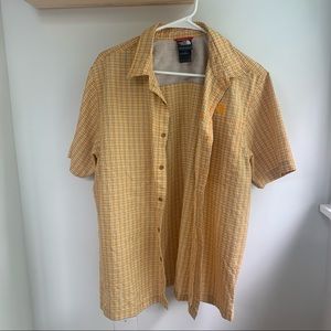 North Face Plaid Button Down Shirt